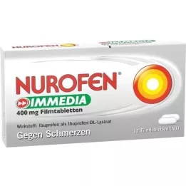 NUROFEN Immedia 400 mg filmdragerade tabletter, 12 st