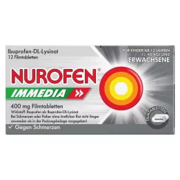 NUROFEN Immedia 400 mg filmdragerade tabletter, 12 st
