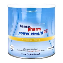 HANSEPHARM Power Protein plus Vaniljpulver, 750 g