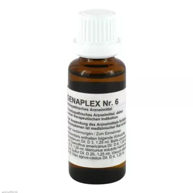 REGENAPLEX droppar nr 6, 30 ml REGENAPLEX droppar nr 6, 30 ml