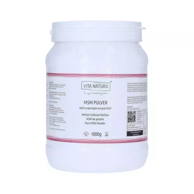 MSM Pulver Metylsulfonylmetanpulver, 1000 g