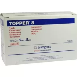 TOPPER 8 Compr.5x5 cm steril, 60X2 St