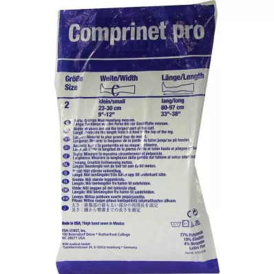 COMPRINET pro strumpbyxa lång storlek 2 vit, 2 st