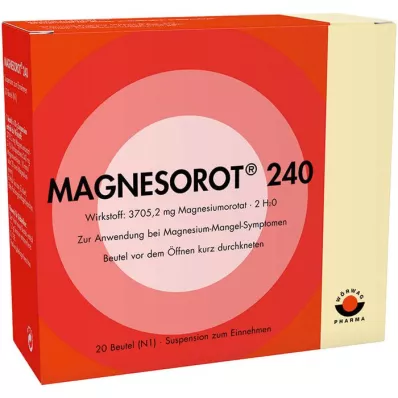 MAGNESOROT 240 påsar, 20 st