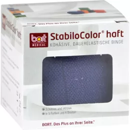 BORT StabiloColor självhäftande bandage 8 cm blå, 1 st