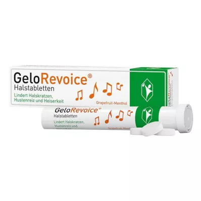 GeloRevoice halstabletter grapefruktmentol mot heshet & röstförlust, 20 st GeloRevoice halstabletter grapefruktmentol mot heshet & röstförlust, 20 st