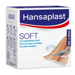 HANSAPLAST Mjukt gips 6 cmx5 m rulle, 1 st