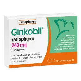 GINKOBIL-ratiopharm 240 mg filmdragerade tabletter, 30 st