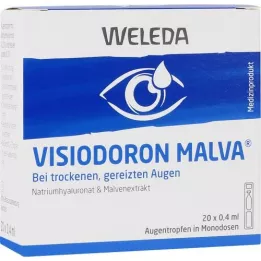 VISIODORON Malva ögondroppar i engångsdospipett, 20X0,4 ml