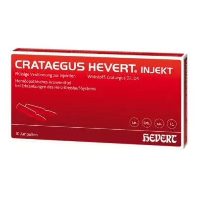 CRATAEGUS HEVERT Injektionsampuller, 10 st