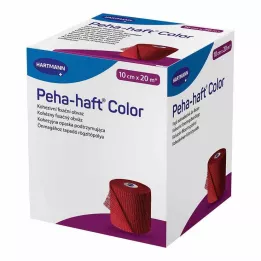 PEHA-HAFT Färg Fixierb.latexfrei 10 cmx20 m röd, 1 st
