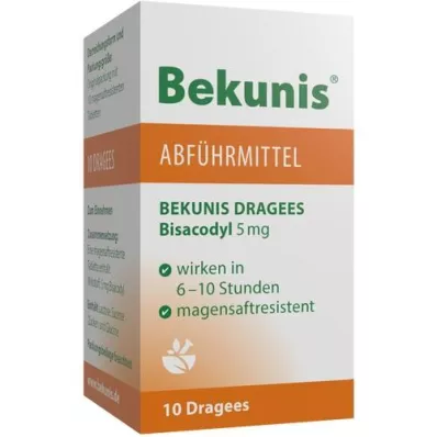 BEKUNIS Bisacodyl 5 mg magsafttabletter, 10 st