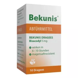 BEKUNIS Bisacodyl 5 mg magsafttabletter, 10 st