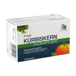 KÜRBISKERN KOMPLEX Kapslar, 140 st