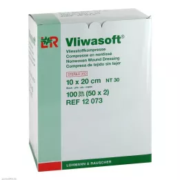 VLIWASOFT Icke-vävda kompresser 10x20 cm sterila 6l, 50X2 st
