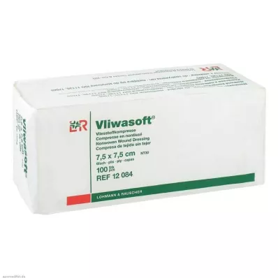 VLIWASOFT Icke-vävda kompresser 7,5x7,5 cm icke-sterila 6 l., 100 st