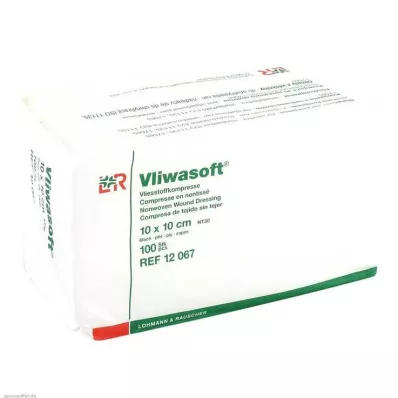 Vliwasoft fleecekompresser 10x10cm 6-lagers icke-sterila, 100 st Vliwasoft fleecekompresser 10x10cm 6-lagers icke-sterila, 100 st