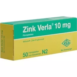 ZINK VERLA 10 mg filmdragerade tabletter, 50 st