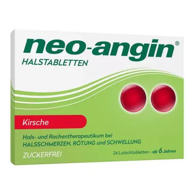 neo-angin halstabletter körsbärsockerfria, 24 st neo-angin halstabletter körsbärsockerfria, 24 st