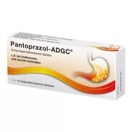 PANTOPRAZOL ADGC 20 mg enterotabletter, 14 st