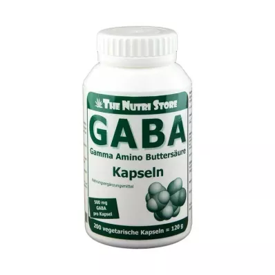 GABA 500 mg vegetariska kapslar, 200 st