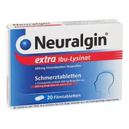 NEURALGIN extra Ibu lysinat filmdragerade tabletter, 20 st