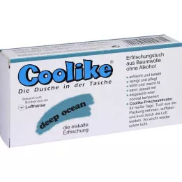 Coolike uppfriskande handdukar djupt hav, 5 st