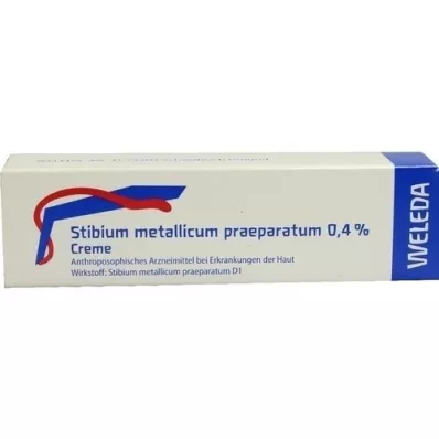 STIBIUM METALLICUM PRAEPARATUM 0,4% grädde, 25 g