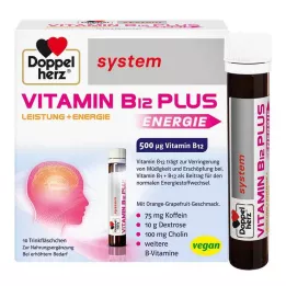 DOPPELHERZ Vitamin B12 Plus system Drickampuller, 10X25 ml