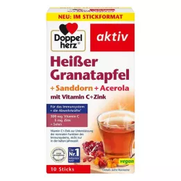 DOPPELHERZ hett granatäpple+havtorn+acerola, 10 st
