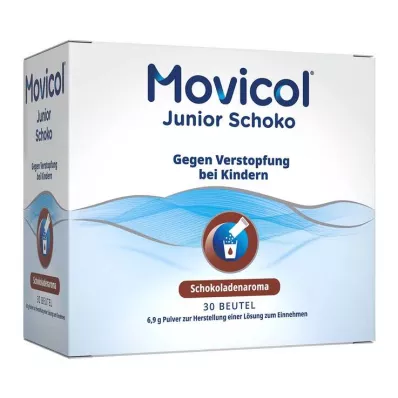 Movicol Junior chokladpulver för att göra oral lösning, 30X6,9 g Movicol Junior chokladpulver för att göra oral lösning, 30X6,9 g
