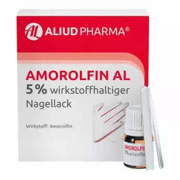 AMOROLFIN AL 5% aktiv beståndsdel nagellack, 3 ml