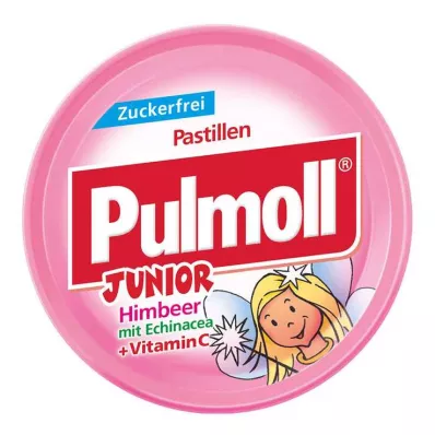 Pulmoll Junior hallon med echinacea utan sockergodis, 50 g Pulmoll Junior hallon med echinacea utan sockergodis, 50 g