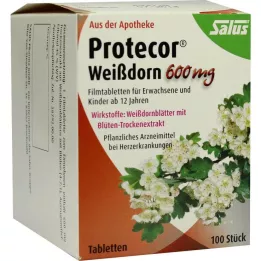 PROTECOR Hagtorn 600 mg Filmdragerade tabletter, 100 kapslar