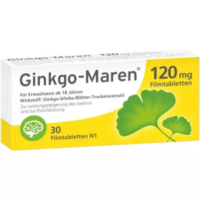 GINKGO-MAREN 120 mg filmdragerade tabletter, 30 st