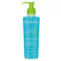 BIODERMA Sebium Gel Moussant Rengöringsgel, 200 ml