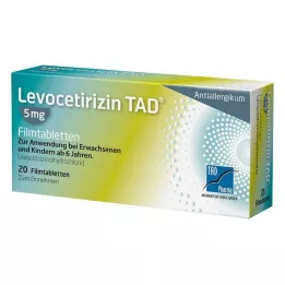 Levocetirizin TAD® 5 mg filmdragerade tabletter, 20 st