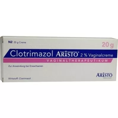 CLOTRIMAZOL ARISTO 2% vaginalkräm + 3 applic., 20 g