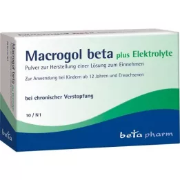 MACROGOL beta plus elektrolyter Plv.z.H.e.L.z.Einn., 10 st