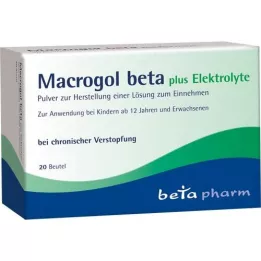 MACROGOL beta plus elektrolyter Plv.z.H.e.L.z.Einn., 20 st