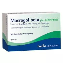 MACROGOL beta plus elektrolyter Plv.z.H.e.L.z.Einn., 20 st