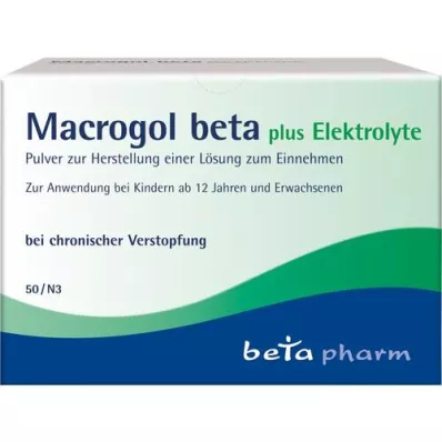 MACROGOL beta plus elektrolyter Plv.z.H.e.L.z.Einn., 50 st