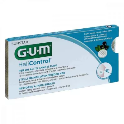 GUM HaliControl sugtabletter, 10 st