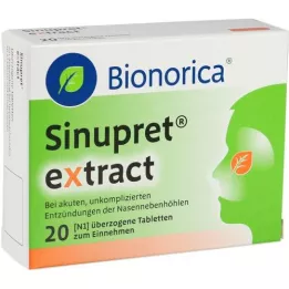 SINUPRET extraktdragerade tabletter, 20 st