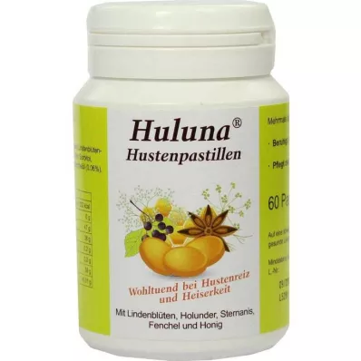 Huluna hosttabletter, 60 st