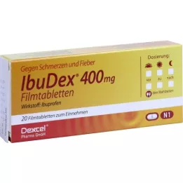 IBUDEX 400 mg filmdragerade tabletter, 20 st