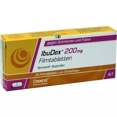 IBUDEX 200 mg filmdragerade tabletter, 20 st