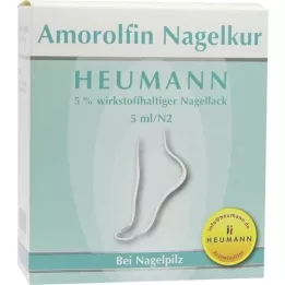 AMOROLFIN Nagelkur Heumann 5% nagellack, 5 ml