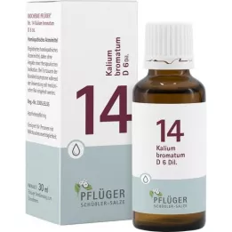 BIOCHEMIE Ploughmans gips 14 Kalium bromatum D 6 droppar, 30 ml