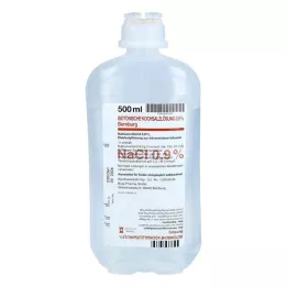 Isoton saltlösning 0,9 % PE-infusionslösning, 10X500 ml